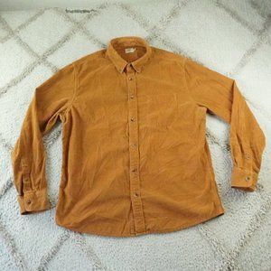 Faherty Corduroy Button Up Shirt Mens Extra Large XL